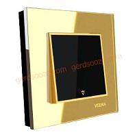 کلید دیمر ویرا مدل امگا طلا طلا مشکی