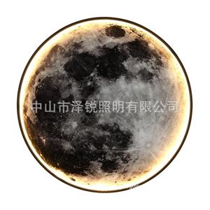 چراغ دیواری طرح گرافیتی ماه Cross-Border Moon Graffiti Smart Led Wall