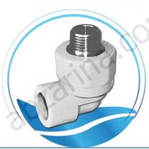 زانو یکسر مغزی فلزی ۱/۲×۲۰ آذین