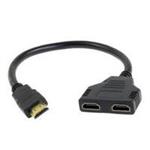 تبدیل۱به۲ HDMI آیسی دار بدون افت کیفیت پک نایلونی