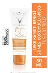 کرم ضد آفتاب و ضد لک SPF50 مناسب پوست های معمولی و دارای لک ۵۰حجم میلی لیتر ویشی Vichy