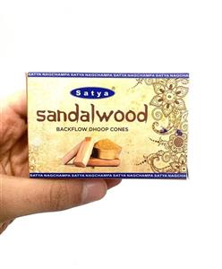 عود خوشبو کننده آبشاری Satya مدل Sandal Wood 