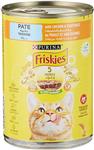 غذای گربه  Purina Friskies Wet Cat Food Chicken and Vegetables in Chunkpound 400g  – 