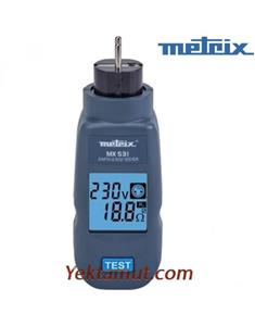 تستر پریزی مدل MX0531 ارت و جریان نشتی متریکس