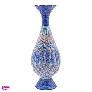 گلدان میناکاری مسی رستا طرح صراحی 62-12-102 ارتفاع 25 سانتی متر گلدان میناکاری مسی رستا طرح صراحی 62-12-102 ارتفاع 25 سانتی متر