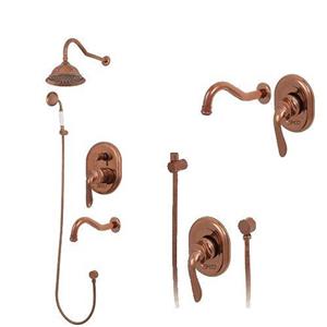 شیر توالت توکار سیتکو مدل c-7000 رزگلد