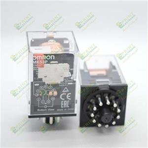 رله 24 ولت پایه گرد 11 پایه 10 آمپر Omron MKS3P-24VDC