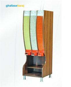 استند خشکبار  و حبوبات (3 مخزن بزرگ) آکاربو