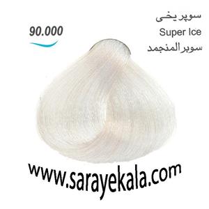 رنگ مو بیس کالر سوپر یخی به شماره 90.000 با حجم 125 میل به قیمت عمده
