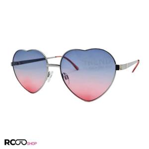 عینک فانتزی با فریم قلبی و لنز دو رنگ مدل 324-681