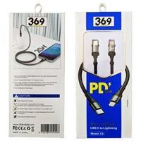 کابل شارژ و دیتا Type C به Lightning 1 متری کنفی PD 20W 369 C6