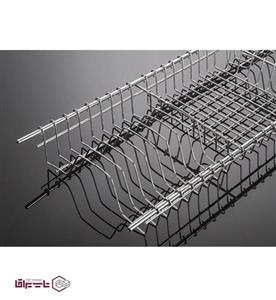 آبچکان بافت داخل کابینت MDF تمام استیل مفتول فوق ضخیم سایز 100 سانت کد S10