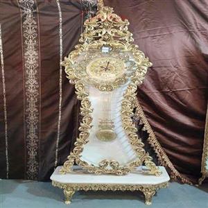ساعت ایستاده کمر باریک جنس آلیاژ آلومنیوم آبکاری برنج تولید اصفهان رنگ ثابت