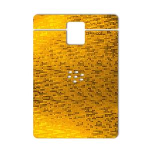 برچسب تزئینی ماهوت مدل  Gold-pixel Special مناسب برای گوشی BlackBerry Passport