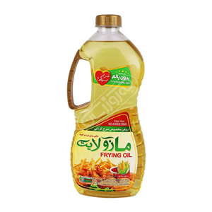 روغن مخصوص سرخ کردنی شفاف حاوی روغن ذرت و کنجد مازولایت 1.8 لیتری