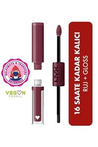 رژلب مایع مات دو طرفه شاین لود Shine Loud High Shine Lip Color Life Goals نیکس NYX