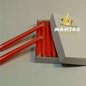 شمع قلمی 20 سانت قرمز بسته 12 عددی