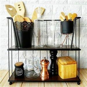 استند و شلف 2 طبقه فلزی