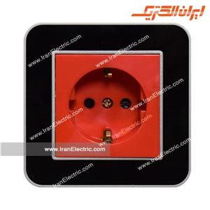 پریز برق UPS ارس نقره ای زه مشکی