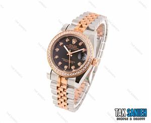 ساعت مچی رولکس زنانه دیت جاست سایز متوسط مدل Rolex-2481-L