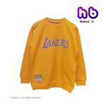 بلوز جدید بچگانه پسرانه و دخترانه شیک جنس پنبه دورو درجه یک طرح LAKERS کد 1898