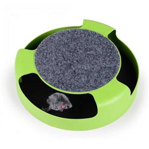 اسباب بازی اسکرچ گربه به همراه موش چرخان