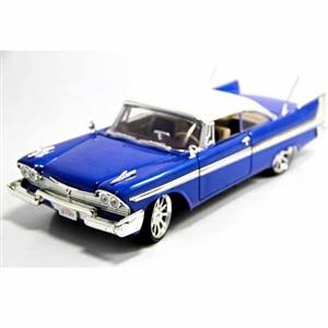 ماکت فلزی پلی مورث موتورمکس Motormax 1958 Plymouth Fury 1:18