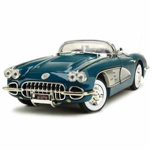 ماکت فلزی شورولت کوروت موتورمکس Motormax Chevrolet Corvette 1958 1:18