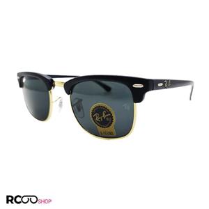عینک آفتابی کلاب مستر برند ریبن با فریم مشکی و طلایی مدل RB3016 