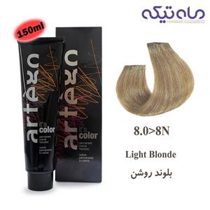 رنگ مو آرتگو سری طبیعی حجم 150 میلی لیتر - بلوند روشن شماره 8.0