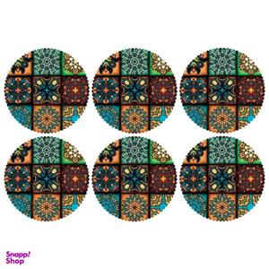 زیر لیوانی کد C2-42076 بسته 6 عددی