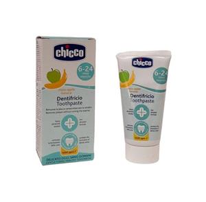 خمیر دندان طعم سیب و موز 6 تا 24 ماه چیکو chicco tooth paste