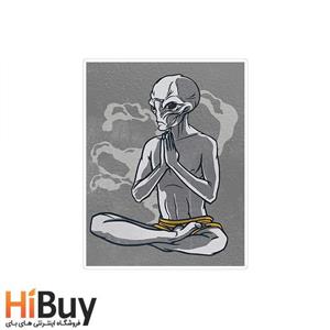 استیکر تزئینی موبایل و تبلت ماسا دیزاین طرح alien مدل NW006