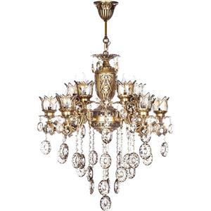 لوستر چشمه نور12 شعله کد S3542/6A Cheshmeh Noor S3542/6A Twelve Flames Chandelier