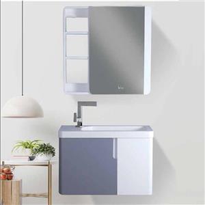 کابینت روشویی 3067 سفید طوسی ویتا