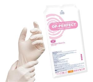 دستکش جراحی لاتکس بدون پودر Op-Perfect Premium - حریر  8.5 