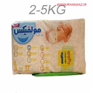 پوشک مولفیکس سایز 1 بسته 42 عددی Molfix Size Diaper Pack Of 