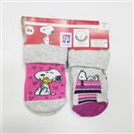 پک 2 عددی جوراب طرح دار  نوزادی baby socks کد Kids427