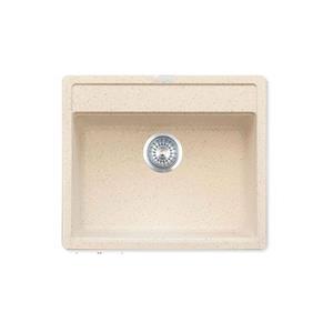 سینک گرانیتی توکار G100 کرم تیره اس ام تی