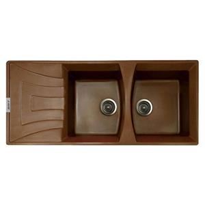 سینک گرانیتی توکار G840 قهوه ای اس ام تی