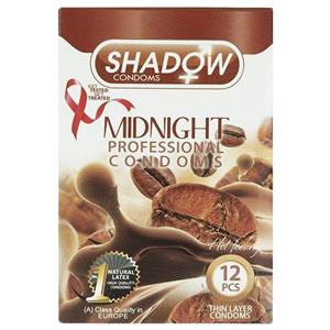 کاندوم میدنایت شادو مدل Midnight بسته 12 عددی