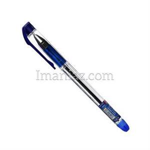 خودکار ژله ای صدف کد  S4 ـ 1 میلی متر آبی بدنه شفاف آبی بدنه شفاف