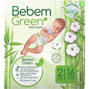 پوشک بچه سایز 2 ببم 16 عددی