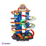 بازی آموزشی پارکینگ ماشین مدل HOT WHEELS Robotics T-rex Ultimate Garage