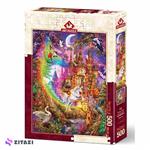 پازل 500 تکه رنگین کمان آرت پازل Art Puzzle Rainbow Castle Puzzle