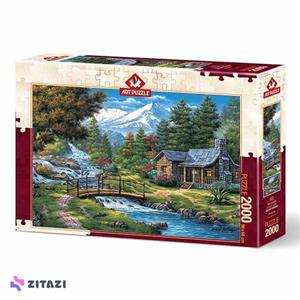 پازل 2000 تکه آرت پازل طرح Two Cascades کد 5471