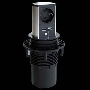 پریز توکار کابینتی آسانسوری استیل باخمن Bachmann آلمان