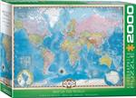 پازل یوروگرافیک 2000 تکه «نقشه جهان» 0557-8220