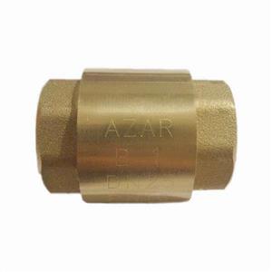 شیر یکطرفه فنری آذر 105 سایز 1/2 سوپاپ پلاستیکی