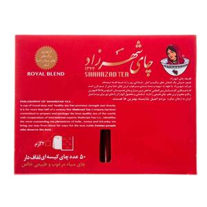چای کیسه ای رویال 50 عددی شهرزاد